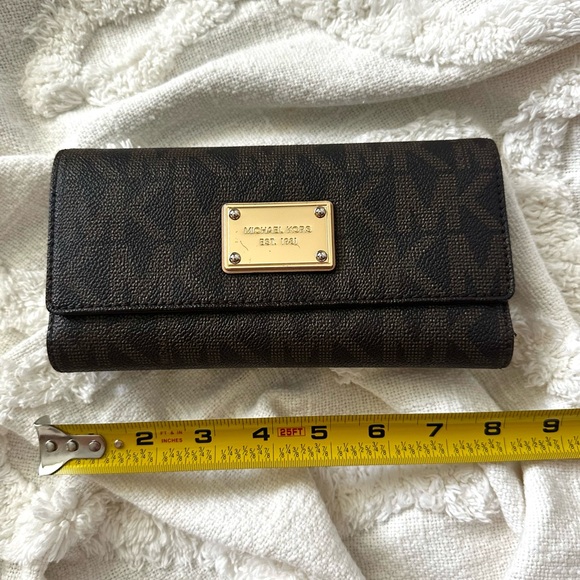 Michael Kors Brown Leather Wallet - Picture 10 of 11